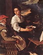 ORRENTE, Pedro Christ at Emmaus (detail) ah oil painting